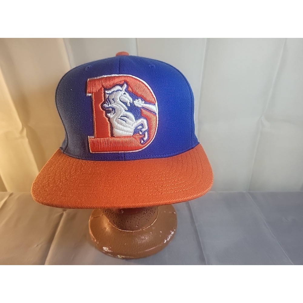 Denver Broncos SnapBack Mitchell & Ness Hat Vintage Collection NFL‎ Blue Orange